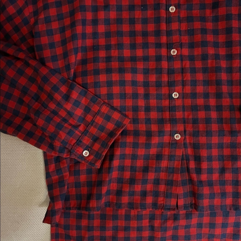 Reformation Gingham Checkered Button Down Shirt - image 4